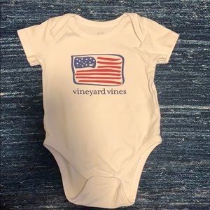Vineyard Vines Flag Onesie